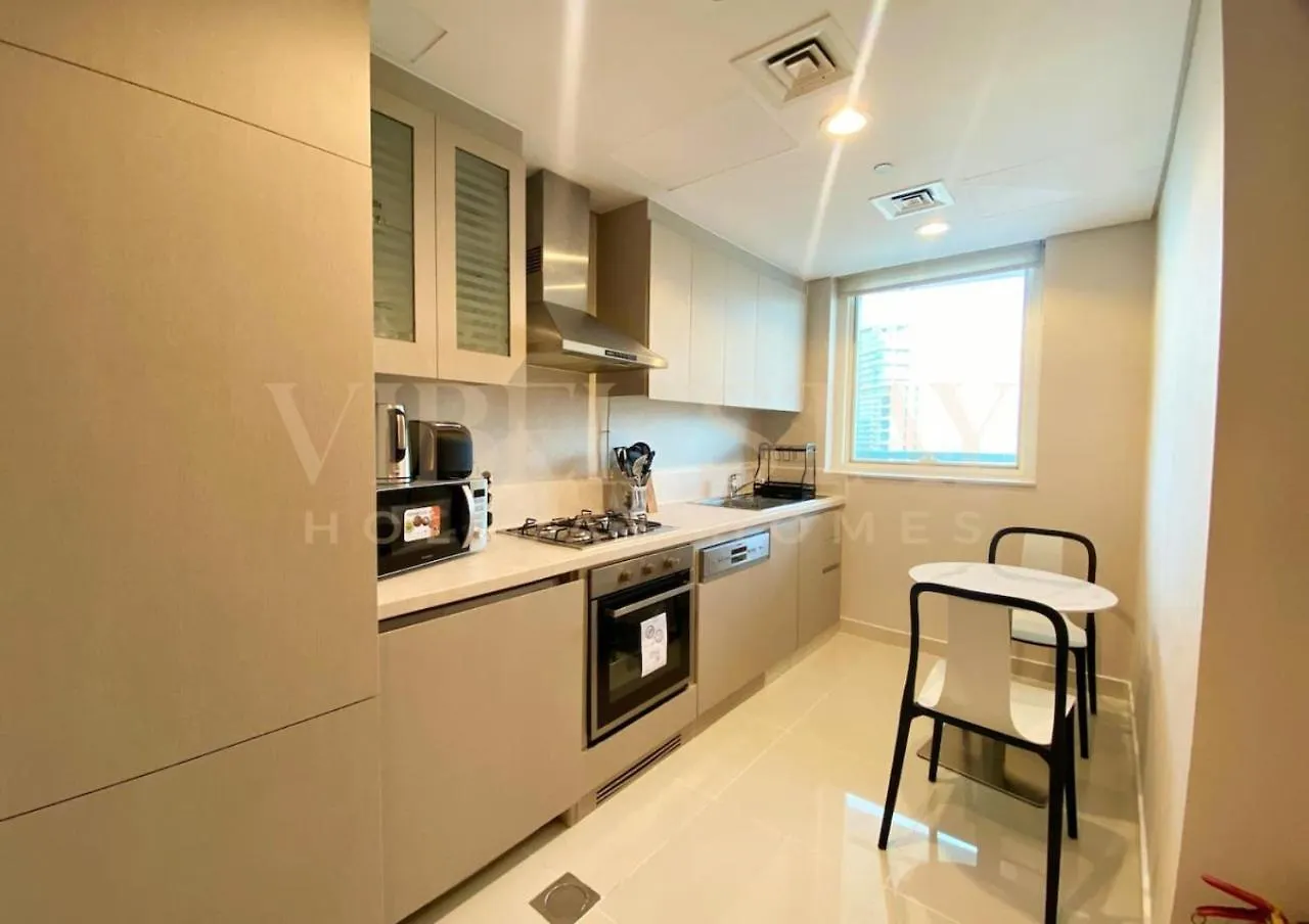 Апартаменты 2Br With Maids Room At Business Bay Damac Maison Canal By Vibel Дубай ОАЭ